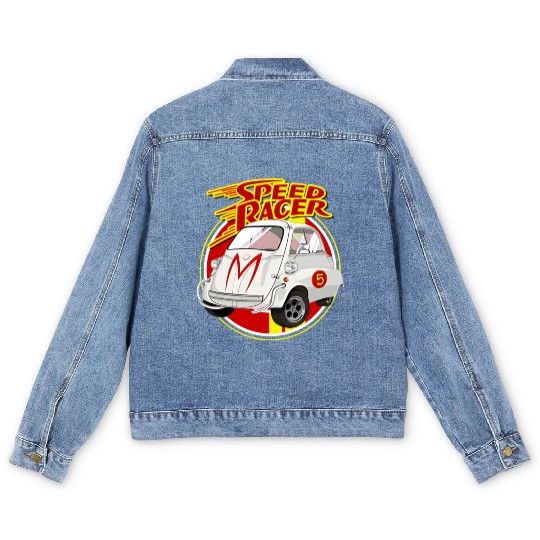 Speed Racer Car Men's Denim Jackets