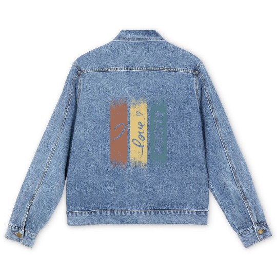 I love myself Men's Denim Jackets