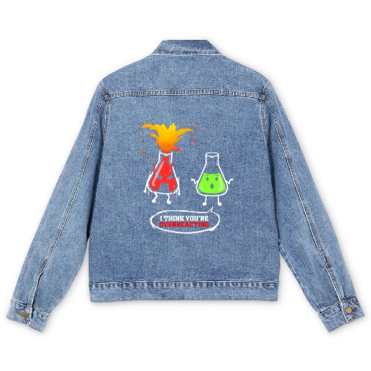 Chemistry gift for chemists, students, chemistry, Men's Denim Jackets