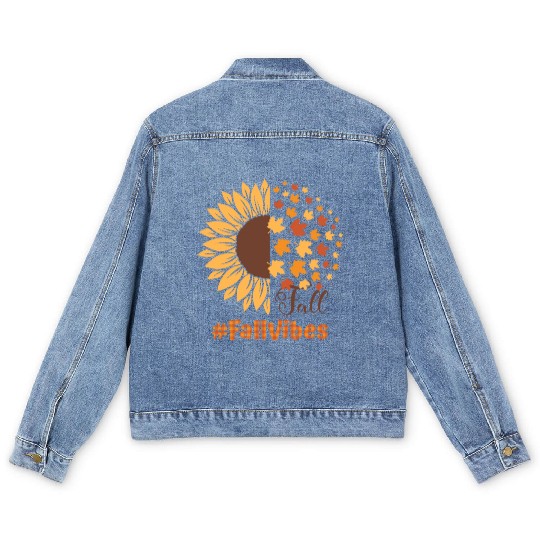 Fall Vibes Men's Denim Jackets