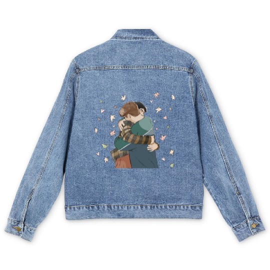 Heartstopper in love Men's Denim Jackets
