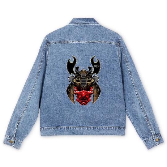 samurai mascara Men's Denim Jackets