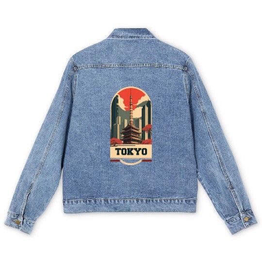 Tokyo Vintage Art Men's Denim Jackets