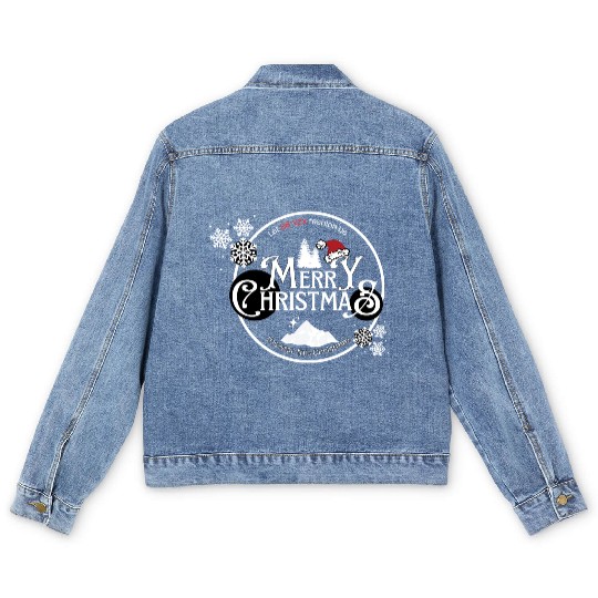 Merry Christmas fashion Men's Denim Jackets