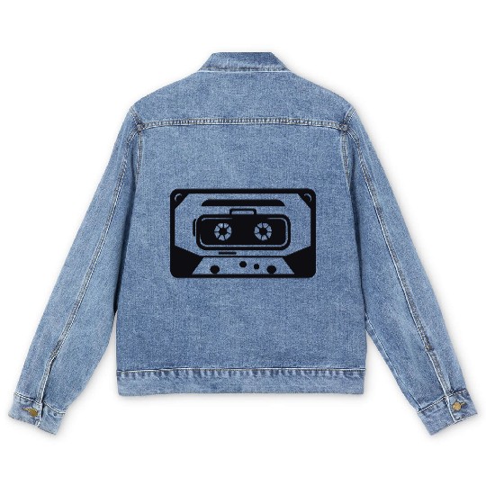 Old Cassette Tape Men's Denim Jackets