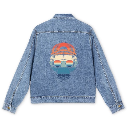Cheeky Chic: Monkey Face Apparel Men's Denim Jackets