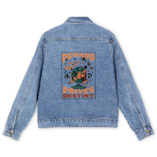 demand drives destiny Men's Denim Jackets