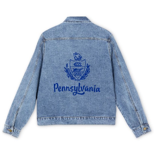Show off your colors Pennsylvania Men's Denim Jackets