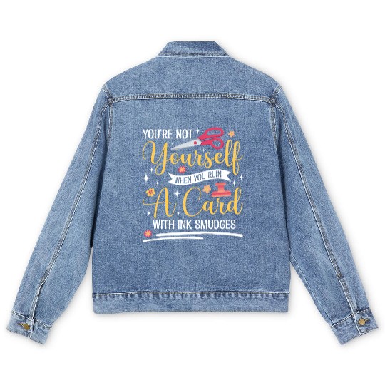 Cardmaker Scrapbooking Cardmaking Kits for Adults Men's Denim Jackets