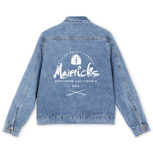 Mavericks Pillar Point California Men's Denim Jackets