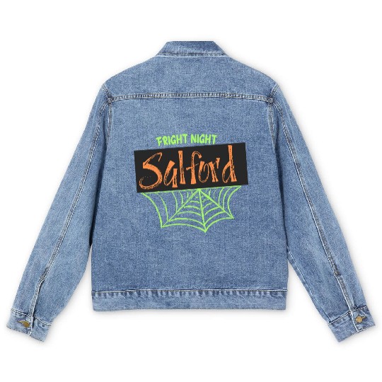 Salford - Fright Night  D83C DF19 D83D DC7B Men's Denim Jackets