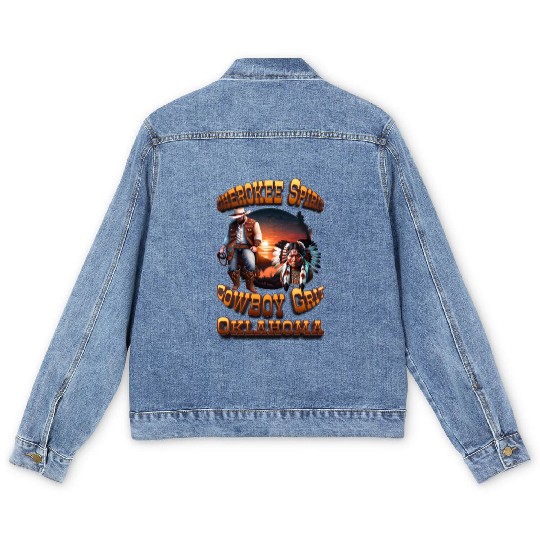 Cherokee Spirit, Cowboy Grit: Oklahoma Men's Denim Jackets