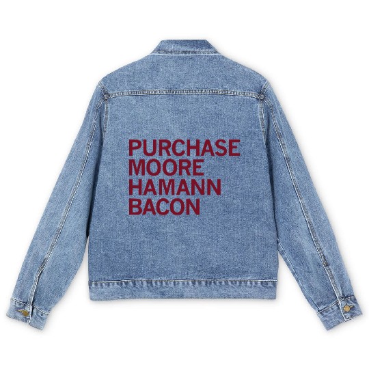 Purchase More Haman Bacon Men's Denim Jackets lowa Players state