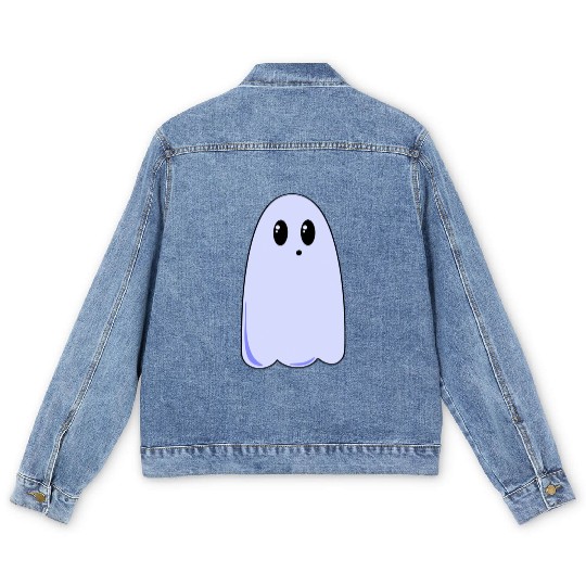 Halloween Costume Candy Ghost Men's Denim Jackets