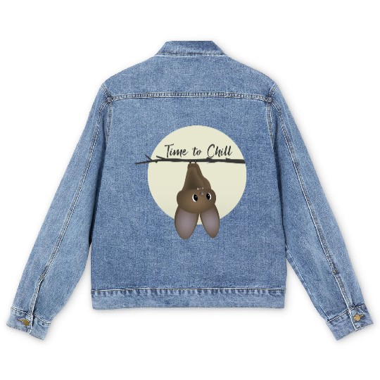 Bat - Time to Chill Men's Denim Jackets