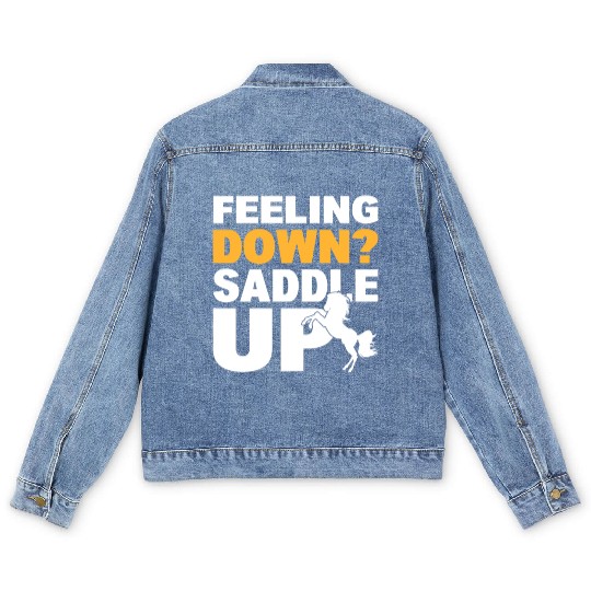 Equestrian Riding Riding Instructor Men's Denim Jackets