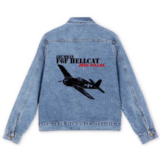 F6F Hellcat Men's Denim Jackets