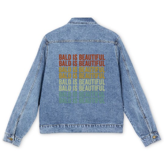 Bald Is Beautiful Men's Denim Jackets