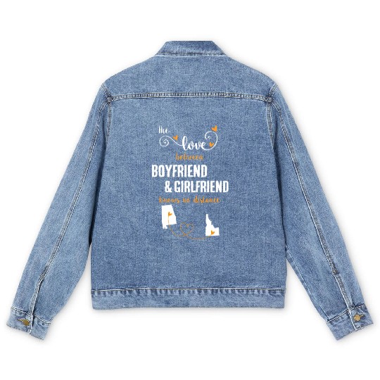 Love Between BF And GF Albm To Idaho Gift Men's Denim Jackets
