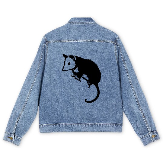 Possum Opossum Men's Denim Jackets