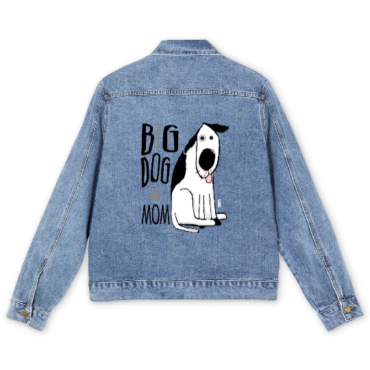 Big Dog Mom Men's Denim Jackets