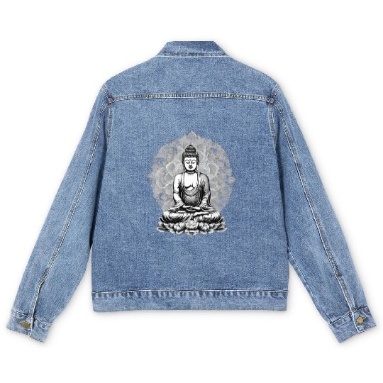 Nirvana Buddhism Men's Denim Jackets