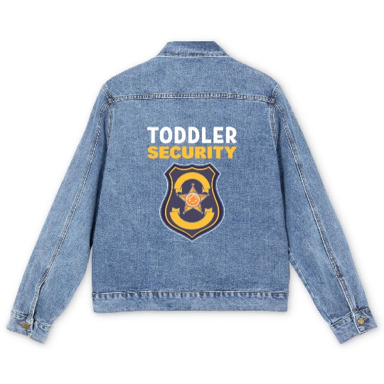 Toddler Security Protective Person Gift Men's Denim Jackets
