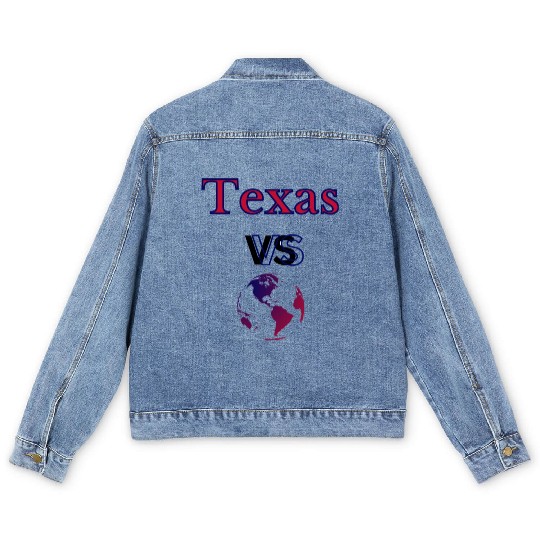 Texas SV The World Merch Design Men's Denim Jackets
