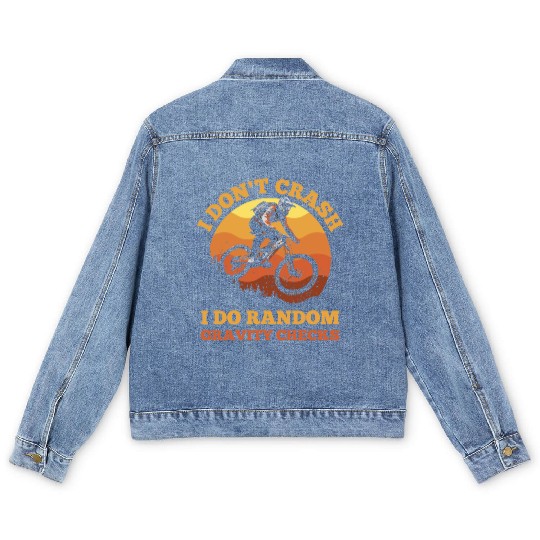 Daredevil Cyclist Men's Denim Jackets