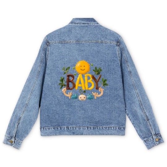 Newborn clothes. Men's Denim Jackets