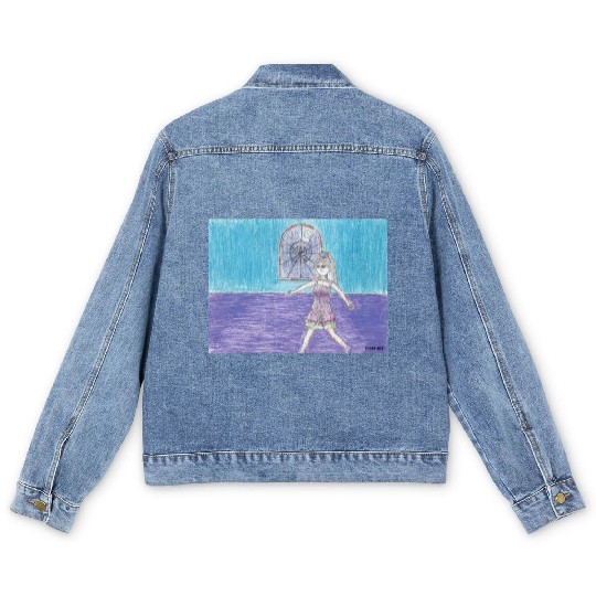 Dance of the Sugar Plum Fairy Nutcracker Scene Men's Denim Jackets