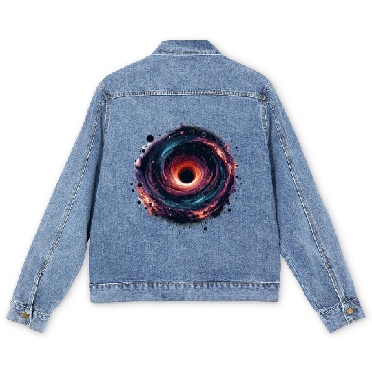 Astrophysics Enthusiast Astronomy Science Space Men's Denim Jackets