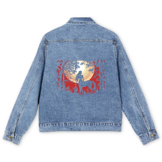 Centaur Mythical Creature Greek Mythology Men's Denim Jackets
