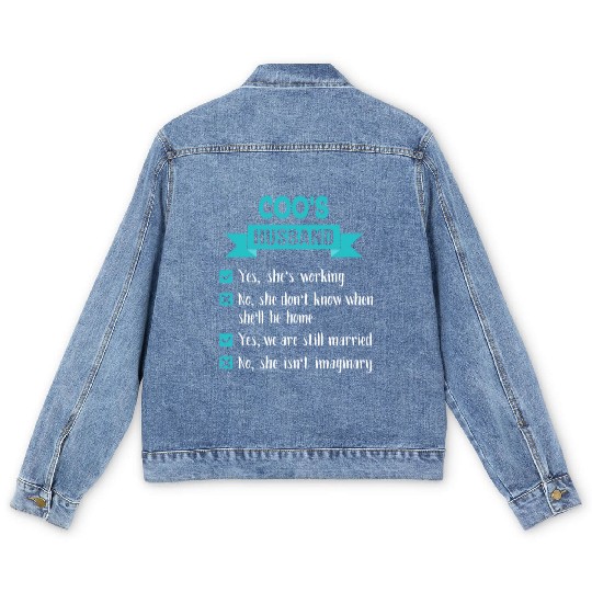 COO's Husband Checklist Awesome Gift Men's Denim Jackets