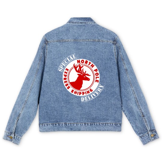 NORTH POLE SPECIAL DELIVERY Men's Denim Jackets