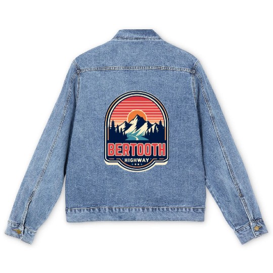 Beartooth Highway US 212 Men's Denim Jackets
