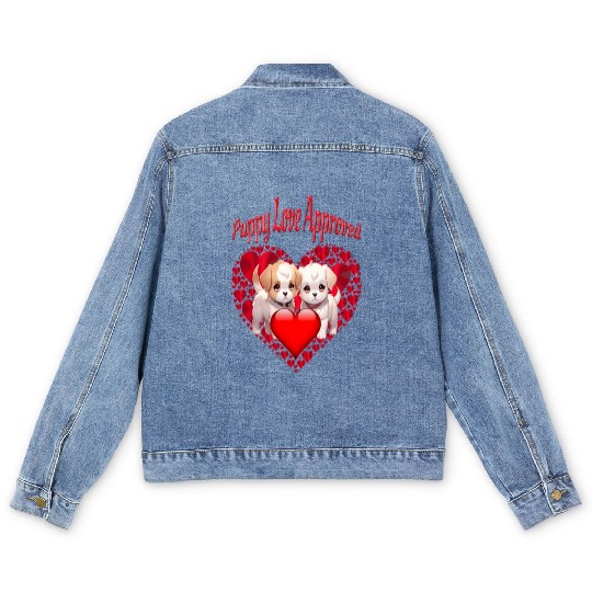 Puppy Love Approved Men's Denim Jackets