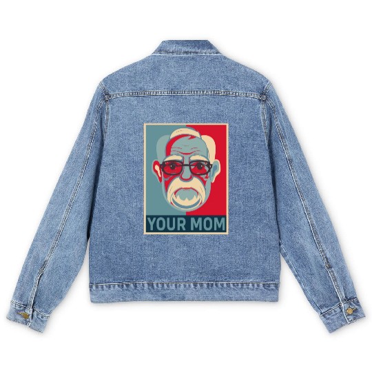 Funny Sigmund Freud Psychology Psychologist Men's Denim Jackets