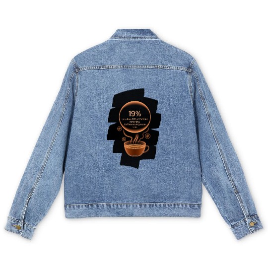 Caffeine charging - caffeine saving mode Men's Denim Jackets