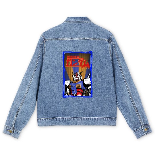 Gundam RX 78 Men's Denim Jackets