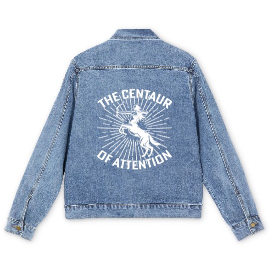 Centaur of Attention History Teacher Men's Denim Jackets