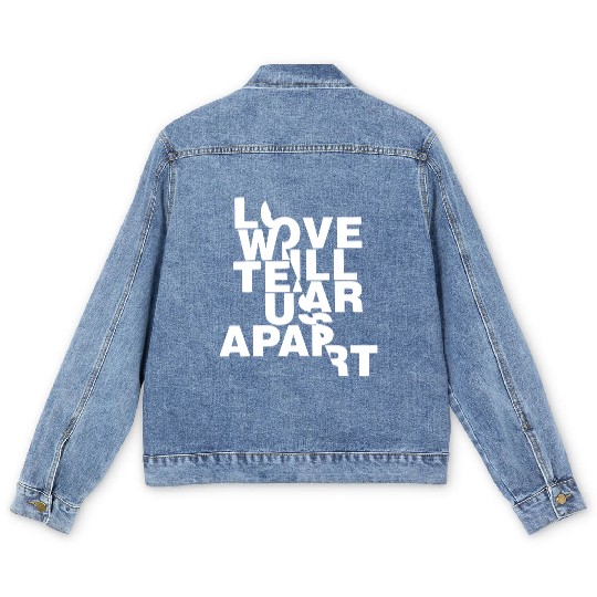 Love Will Tear Us Apart Men's Denim Jackets