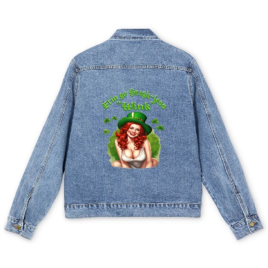 Erin Go Bragh-less Men's Denim Jackets