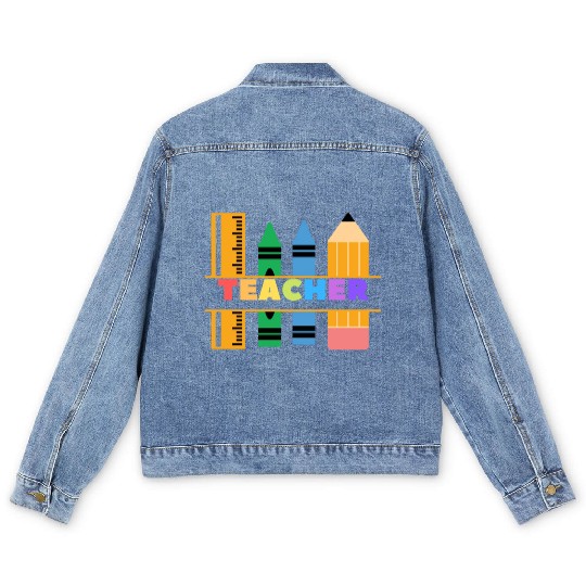 Teacher Men's Denim Jackets