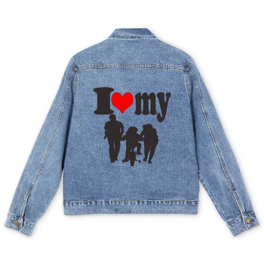 Family love Men's Denim Jackets