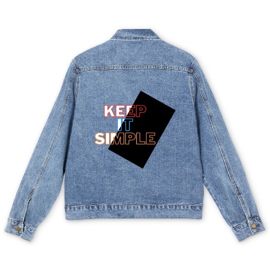 Minimalist Mastery: Keep It Simple Apparel Men's Denim Jackets