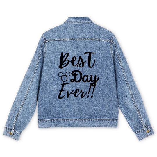 Best DAY Ever Men's Denim Jackets