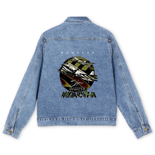 Douglas AKA C-47 Dakota Skytrain Military Version Men's Denim Jackets
