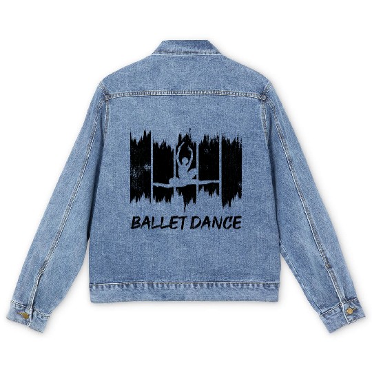 Ballet Dance Men's Denim Jackets