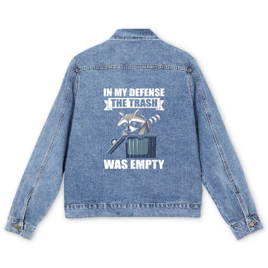 Funny Raccoons Trash Panda Racoon Lovers Men's Denim Jackets